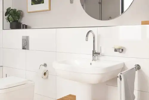 Смеситель кухни с высоким изливом размер L Grohe Eurosmart 23537003 - almatherm.kz