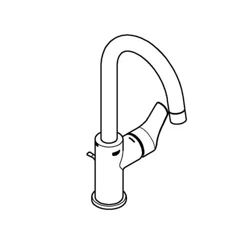 Смеситель кухни с высоким изливом размер L Grohe Eurosmart 23537003 - almatherm.kz