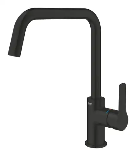 Смеситель кухни с высоким изливом черный матовый Grohe Start 304702430 - almatherm.kz