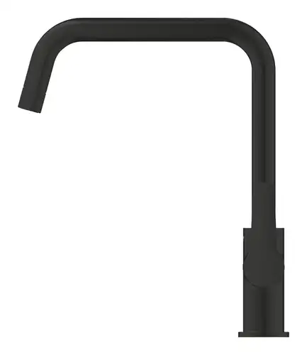 Смеситель кухни с высоким изливом черный матовый Grohe Start 304702430 - almatherm.kz