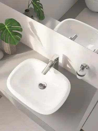 Смеситель раковины настольный размер XL Grohe EuroSmart 23971003 - almatherm.kz