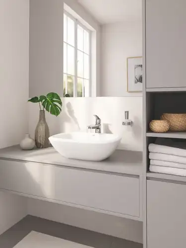 Смеситель раковины настольный размер XL Grohe EuroSmart 23971003 - almatherm.kz