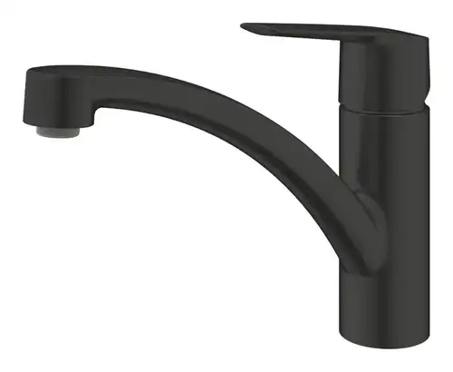Смеситель кухни с низким изливом черный Grohe Start 324412432 - almatherm.kz