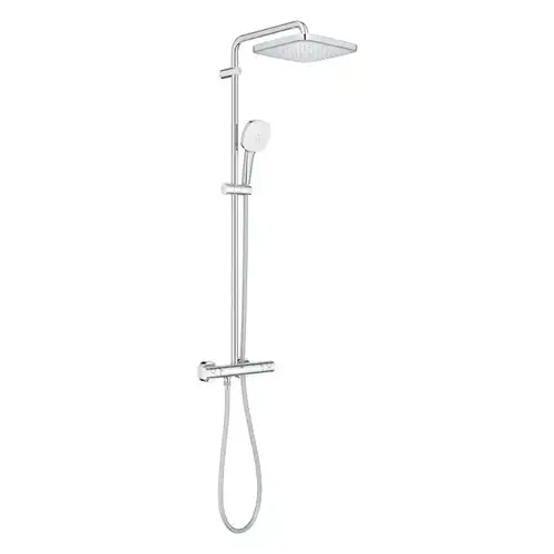 Душевая система с термостатом Grohe Tempesta Cosmopolitan System 250 Cube 26689001 - almatherm.kz