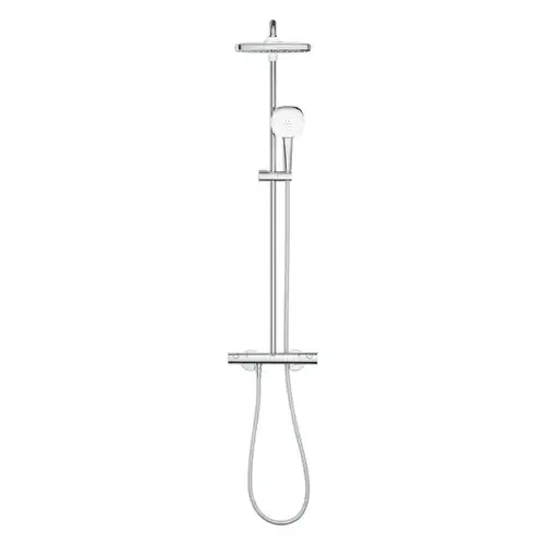 Душевая система с термостатом Grohe Tempesta Cosmopolitan System 250 Cube 26689001 - almatherm.kz
