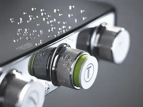 Душевая система с термостатом Grohe Euphoria SmartControl 310 DUO Cube 26508000 - almatherm.kz