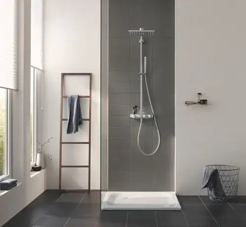 Душевая система с термостатом Grohe Euphoria SmartControl 310 DUO Cube 26508000 - almatherm.kz