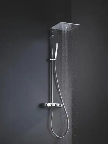 Душевая система с термостатом Grohe Euphoria SmartControl 310 DUO Cube 26508000 - almatherm.kz