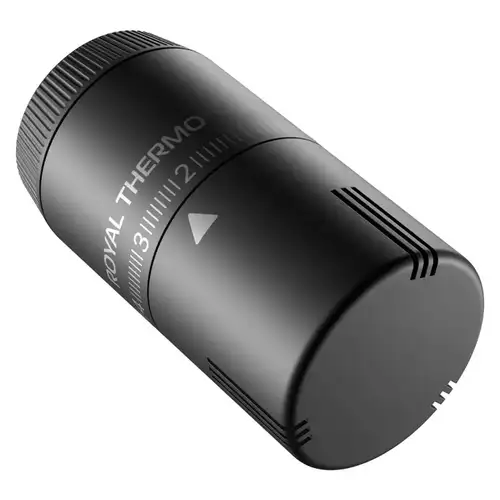 Термоголовка жидкостная Design черный M30x1,5 Royal Thermo - almatherm.kz
