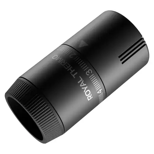 Термоголовка жидкостная Design черный M30x1,5 Royal Thermo - almatherm.kz