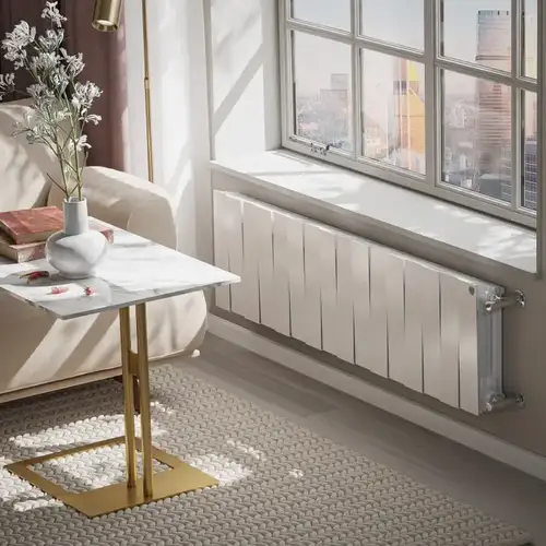 Радиатор биметаллический 300x100 (16 секций) PianoForte Bianco Traffico Royal Thermo - almatherm.kz