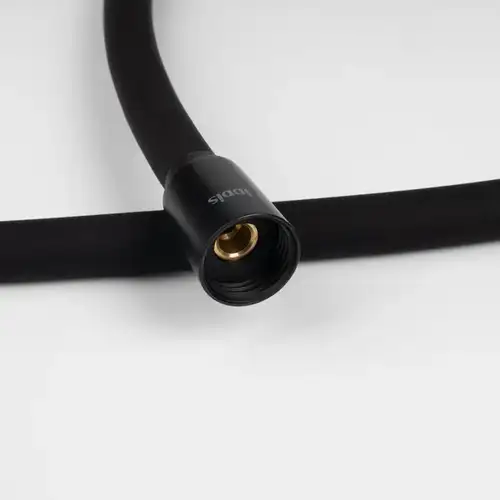 Душевой шланг 1.5 м силиконовый черный матовый Iddis Optima OPH15BLi19 - almatherm.kz