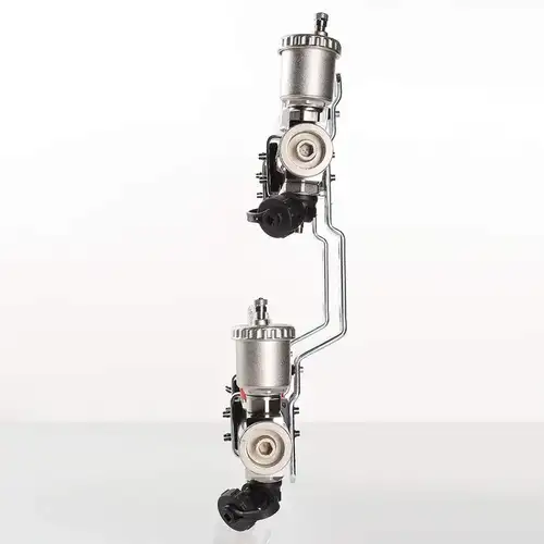 Коллекторная группа с расходомерами 5 выходов 1" x 3/4" латунь Valtec - almatherm.kz