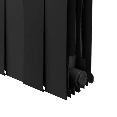 Радиатор биметаллический 200x100 (12 секций) PianoForte Noir Sable Royal Thermo - almatherm.kz