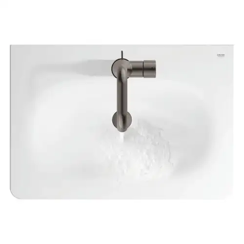 Смеситель раковины темный графит матовый размер L Grohe Essence New 24174AL1 - almatherm.kz
