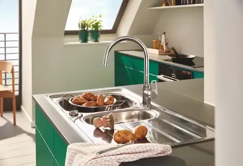 Смеситель кухни с высоким изливом Grohe BauLoop 30543000 - almatherm.kz