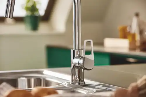 Смеситель кухни с высоким изливом Grohe BauLoop 30543000 - almatherm.kz