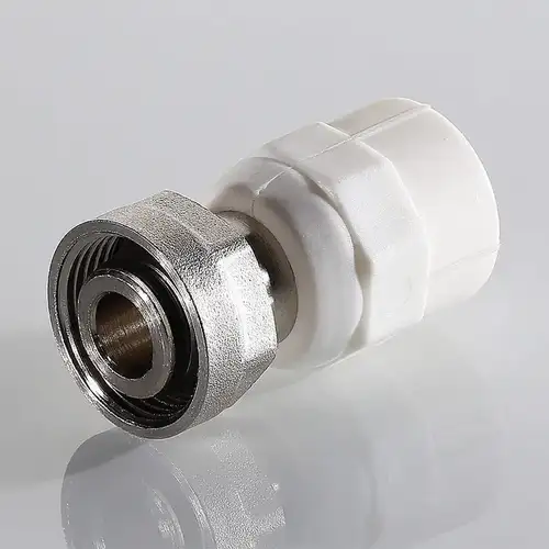 Адаптер ППР с накидной гайкой для перехода на евроконус 20x3/4EK Valtec - almatherm.kz