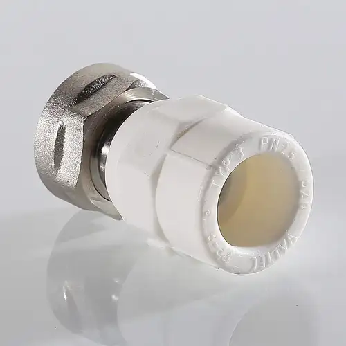 Адаптер ППР с накидной гайкой для перехода на евроконус 20x3/4EK Valtec - almatherm.kz
