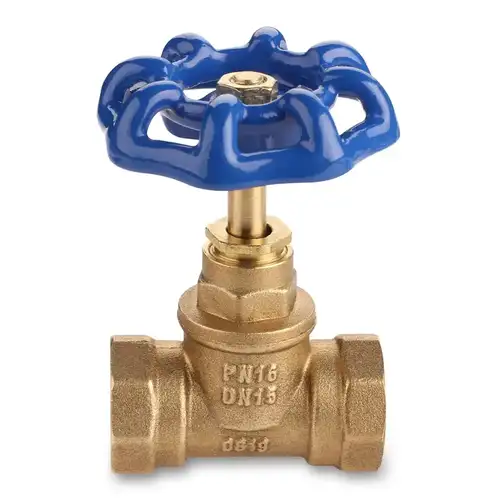 Клапан запорный латунь ВР-ВР 3/4" х/в Aqualink - almatherm.kz