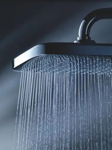Верхний душ с душевым кронштейном 380 мм, хром (26687000) Tempesta 250 Cube GROHE - almatherm.kz