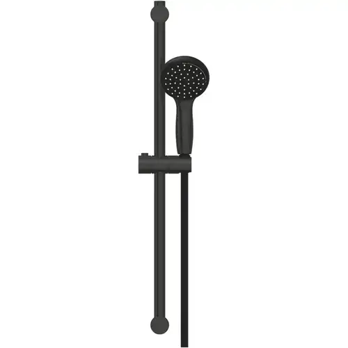 Душевой гарнитур черный матовый (штанга 600 мм, шланг 1.75 м) Grohe Vitalio Start 110 279482430 - almatherm.kz