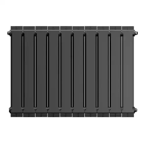 Радиатор биметаллический 500x100 (10 секций) PianoForte Noir Sable Royal Thermo - almatherm.kz