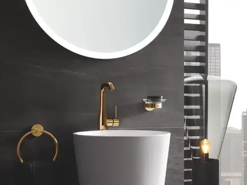 Смеситель раковины холодный рассвет размер L с донным клапаном Grohe Essence 24174GL1 - almatherm.kz
