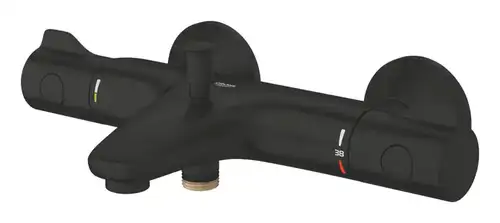 Смеситель ванны с термостатом черный Grohe Grohtherm 800 1022032430 - almatherm.kz