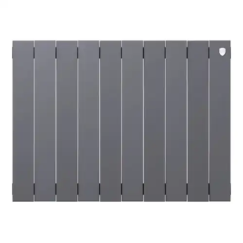 Радиатор биметаллический 500x100 (10 секций) PianoForte Silver Satin Royal Thermo - almatherm.kz