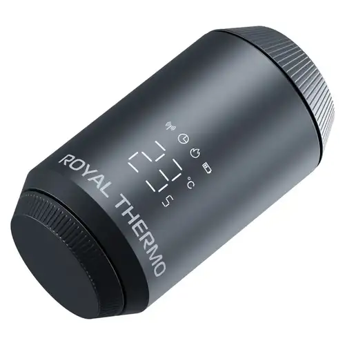 Термоголовка жидкостная электронная M30х1,5 Royal Thermo черный Smart Heat 2.0 - almatherm.kz