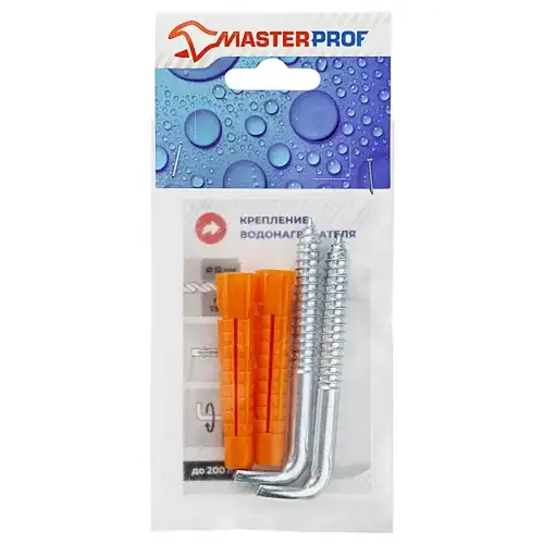 Крепление для водонагревателя 10x100 с дюбелем Masterprof ИС.131027 Крепление для водонагревателя 10x100 с дюбелем Masterprof ИС.131027 - almatherm.kz