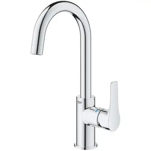 Смеситель кухни с высоким изливом и донным клапаном размер L Grohe Eurosmart 23970003 - almatherm.kz