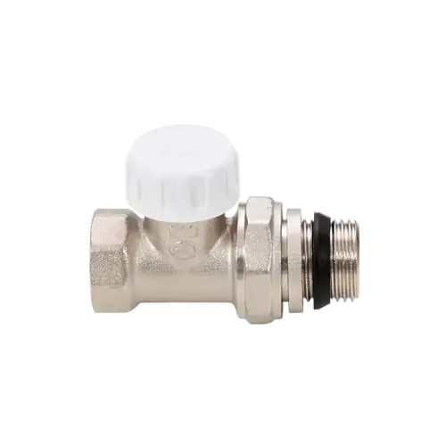 Aqualink тығыздағышпен тікелей 1/2" радиаторды өшіру клапаны - almatherm.kz