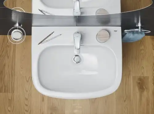 Раковина подвесная 55 Grohe Bau Ceramic 39336000 - almatherm.kz