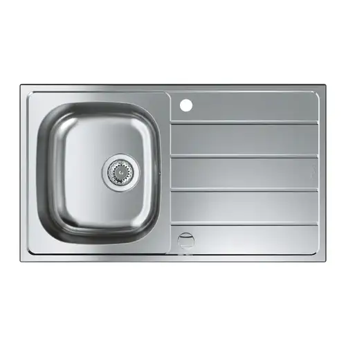 Мойка врезная прямоугольная 860x500 стальная Grohe 31552SD1 - almatherm.kz