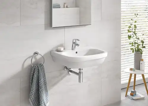 Смеситель раковины размер S Grohe Eurosmart 32467003 - almatherm.kz