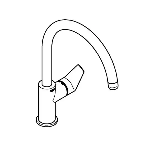 Смеситель кухни с высоким изливом Grohe BauEdge 31233001 - almatherm.kz