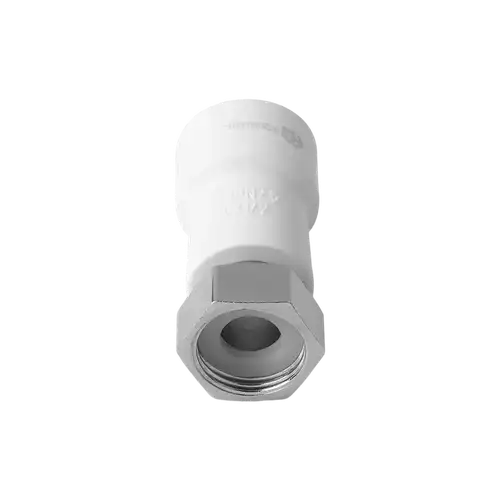Адаптер ППР с накидной гайкой белый 25x3/4" Aqualink - almatherm.kz