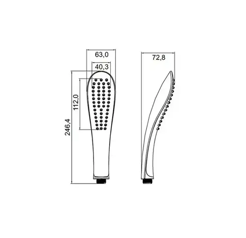 Душевая лейка 1 режим Iddis 0211F00I18 - almatherm.kz