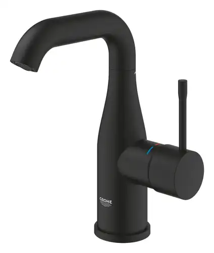 Смеситель раковины черный матовый размер M Grohe Essence 24176KF1 - almatherm.kz