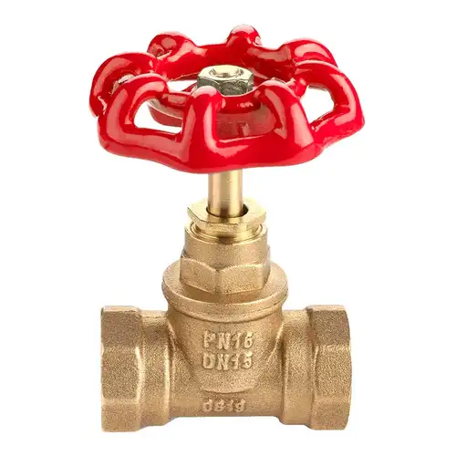 Клапан запорный латунь ВР-ВР 1 1/2" г/в Aqualink - almatherm.kz