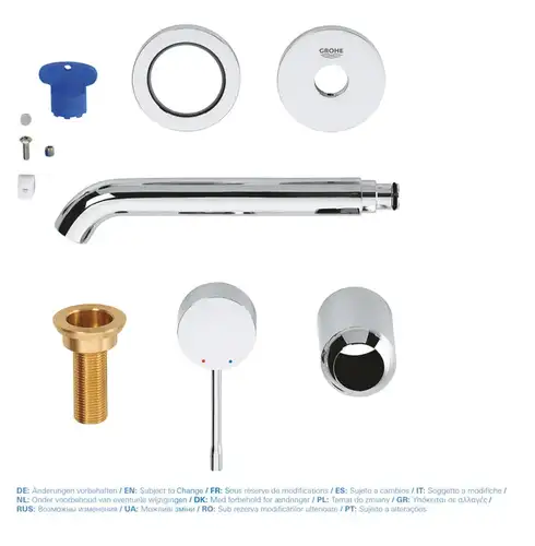 Смеситель раковины настенного монтажа хром Grohe Essence 19408001 - almatherm.kz