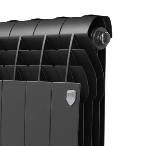 Радиатор биметаллический 500x80 (10 секций) BiLiner Noir Sable Royal Thermo - almatherm.kz
