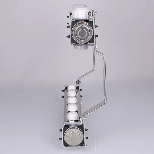 Коллекторная группа с регулировочными клапанами 6 выхода 1"х3/4" НЕРЖ 582 Valtec - almatherm.kz