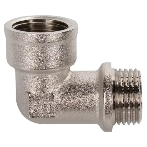 Угольник ВР-НР никель 3/4" Royal Thermo - almatherm.kz