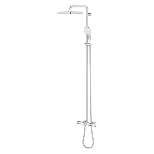 Душевая система с термостатом Grohe Tempesta System 250 Cube 26691001 - almatherm.kz