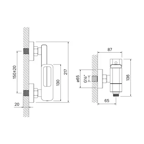 Смеситель ванны короткий излив Iddis Slide SLISB00i02WA - almatherm.kz