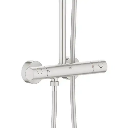 Душевая система с термостатом суперсталь Grohe Euphoria XXL 310 26075DC0 - almatherm.kz