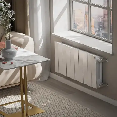 Радиатор биметаллический 300x100 (10 секций) PianoForte Bianco Traffico Royal Thermo - almatherm.kz
